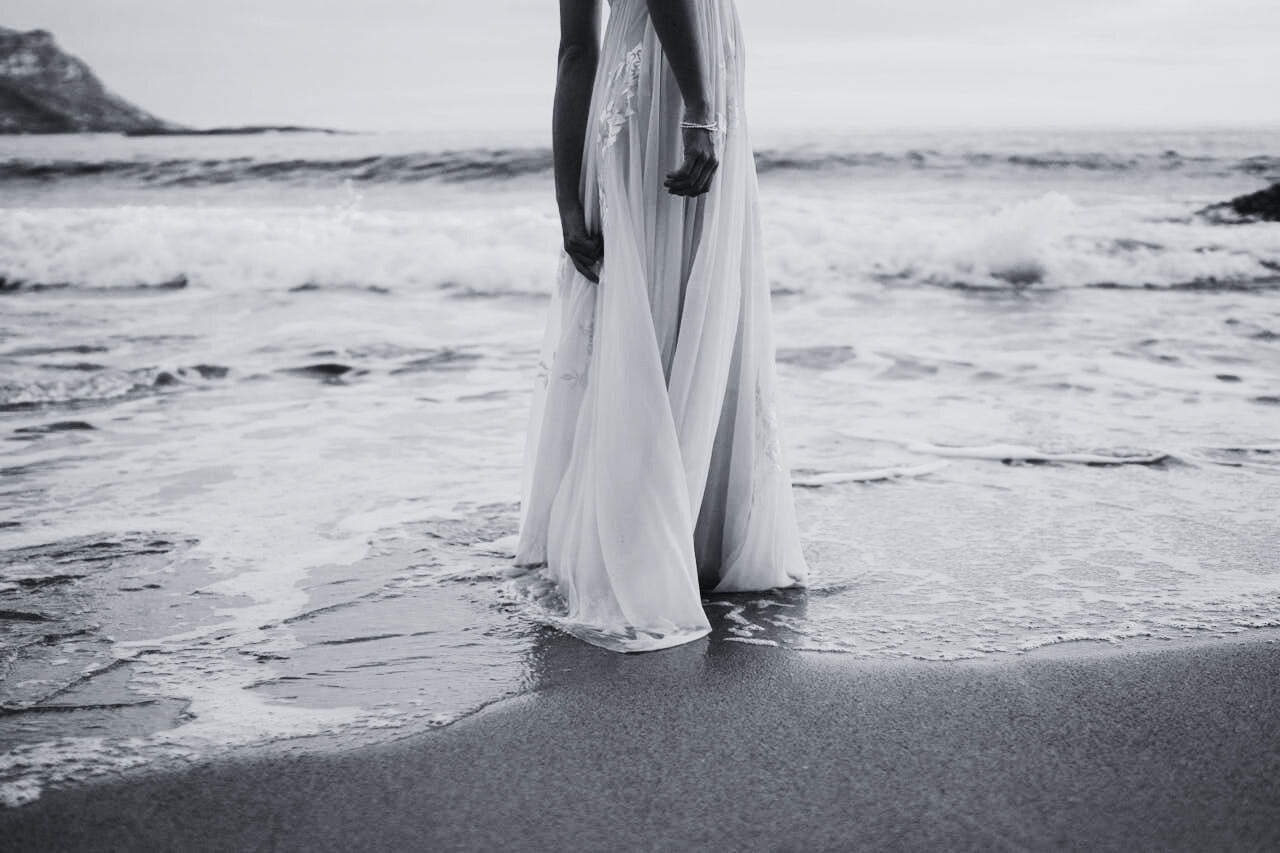 princess polly baby blue dress Beautiful Black-tie Wedding In Santorini: Vanessa & Wole main image 1