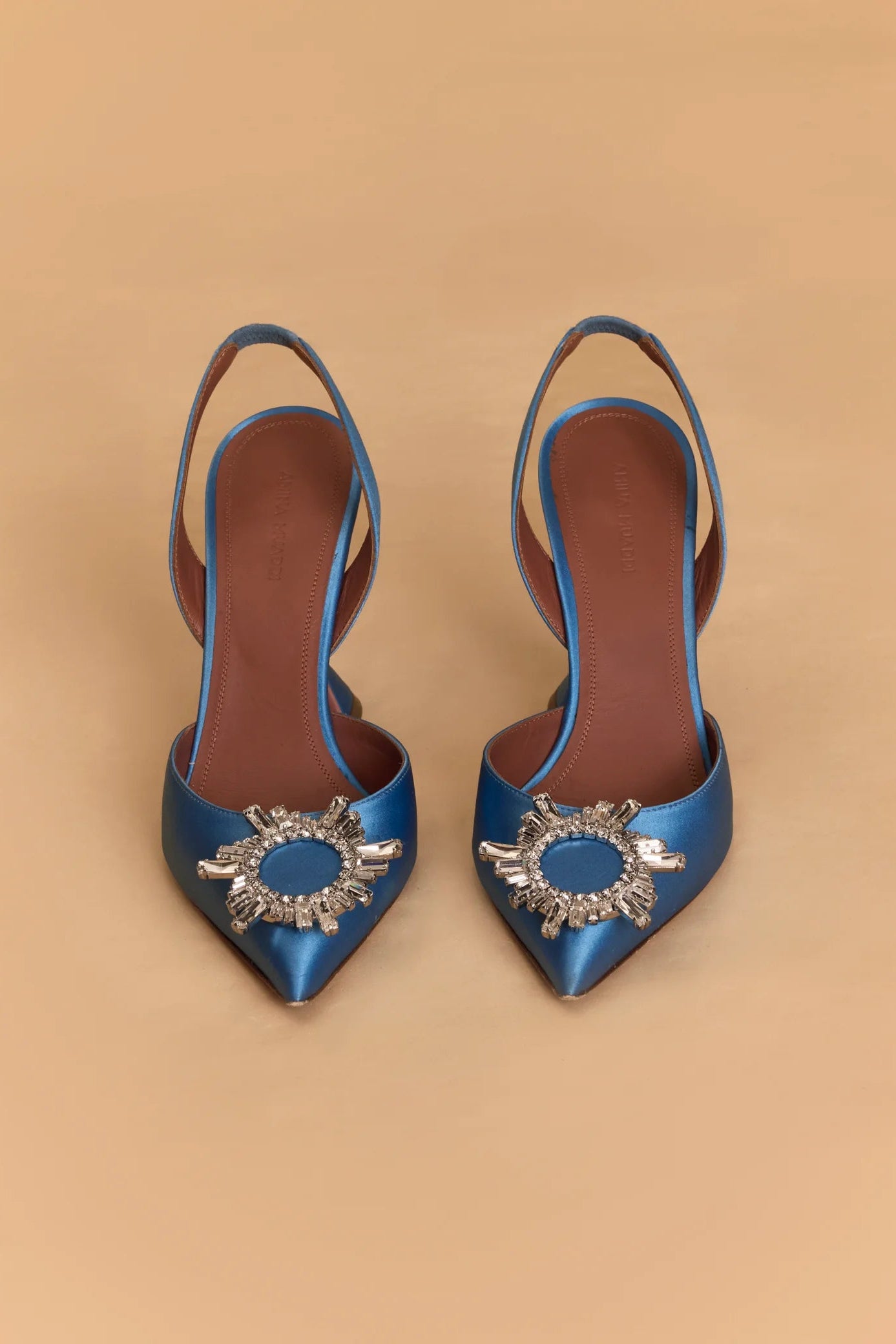 Amina Muaddi Begum Sling blue Pumps, something blue, blue heels, Amina Muaddi heels