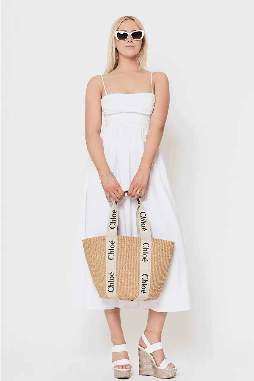 Chloe Raffia Large Tote Beach Bag Hen Honeymoon Bride