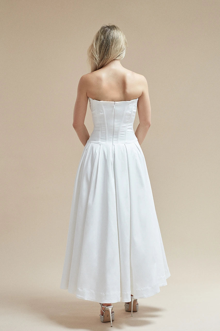 House of CB Lady Dress White Hen Engagement Wedding Bridal