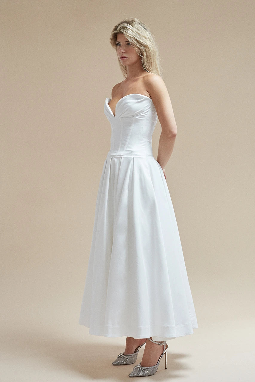 House of CB Lady Dress White Hen Engagement Wedding Bridal