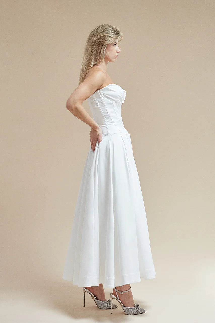 House_of_CB_White_Lady_Dress Hen Engagement Wedding Bridal