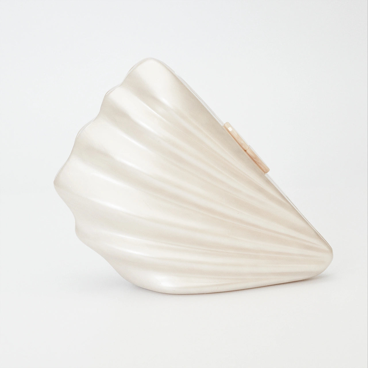 Six Stories Shell clutch Bag Ivory Bridal Hen Wedding