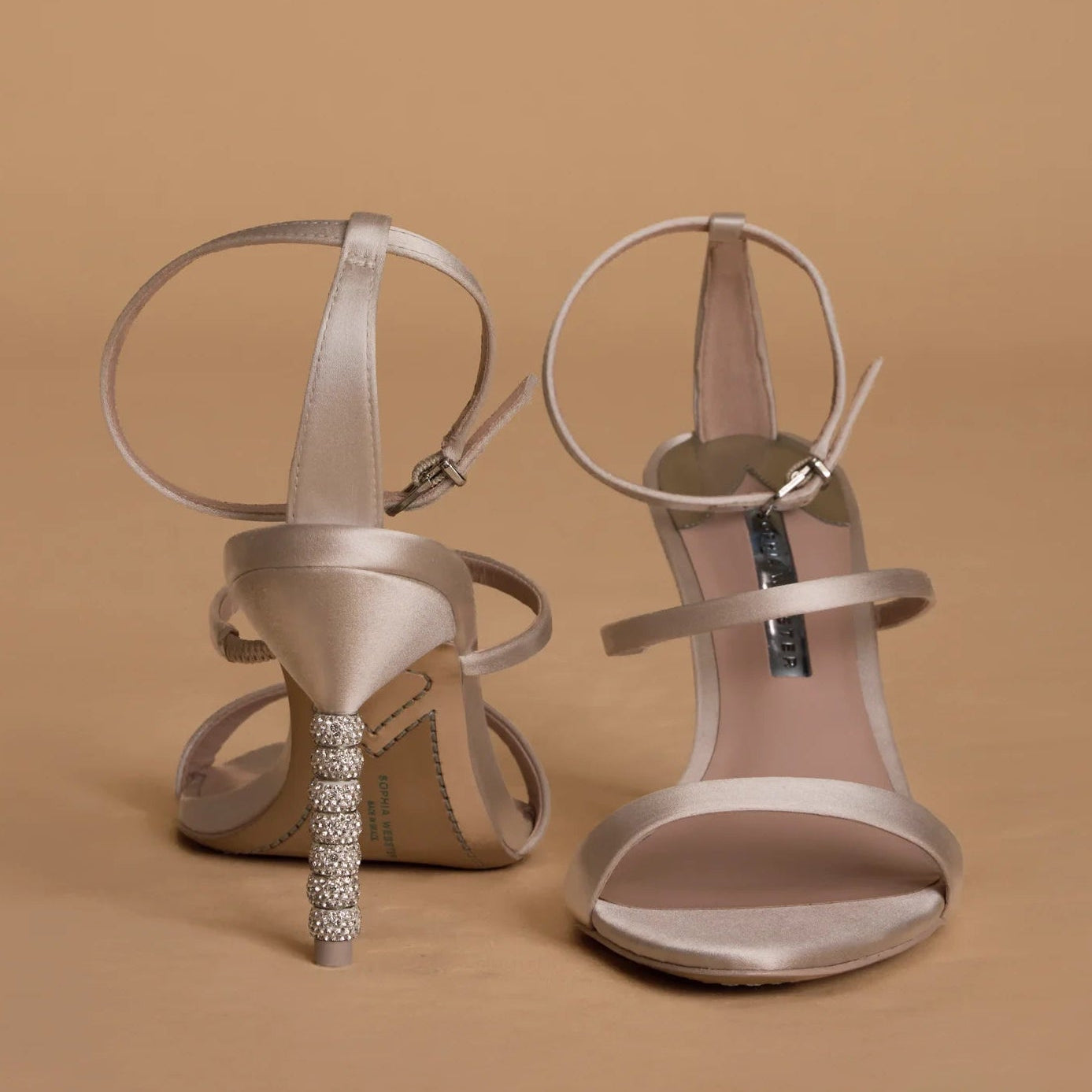 Sofia Webster Rosalind Crystal Mid white sandal heels wedding heels bridal wifey for lifey