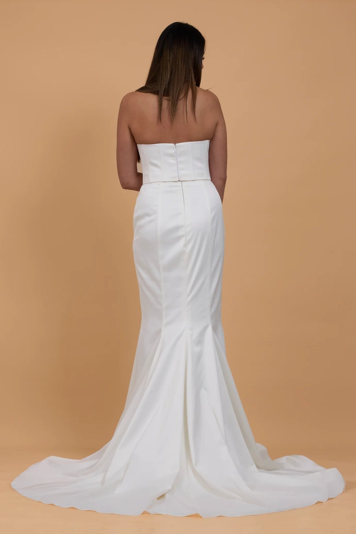 Viero Naomi ivory two piece, corset & skirt wedding gown, pre-loved wedding gown, second-hand wedding gown, sample sale wedding gown