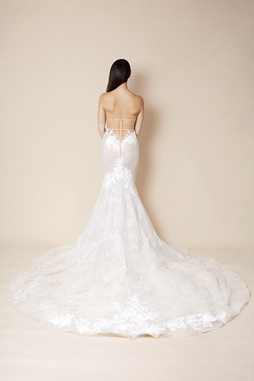 Berta Privee Style 22 103 white lace wedding gown bridal