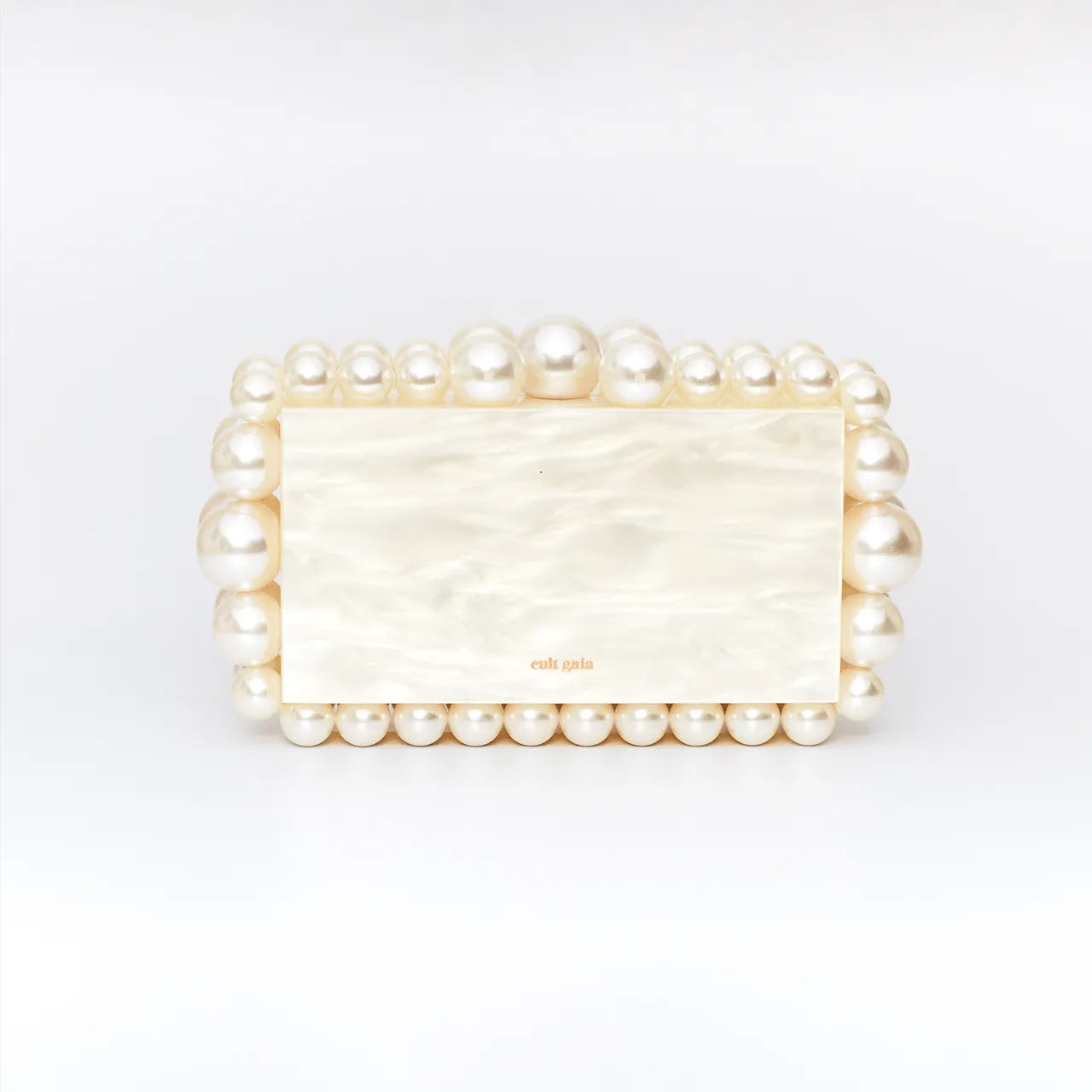 Cult Gaia Eos Clutch Bag Cream Hen Engagement Wedding Bride