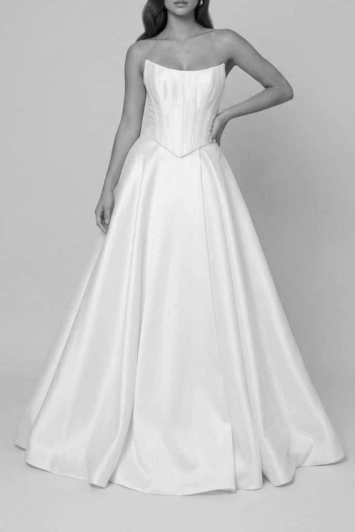 Hera Couture Bernini Corset and Francesca skirt designer wedding gown