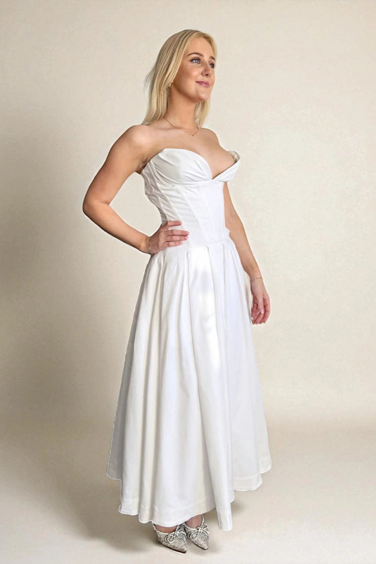 House of CB Lady Dress White Hen Engagement Wedding Bride