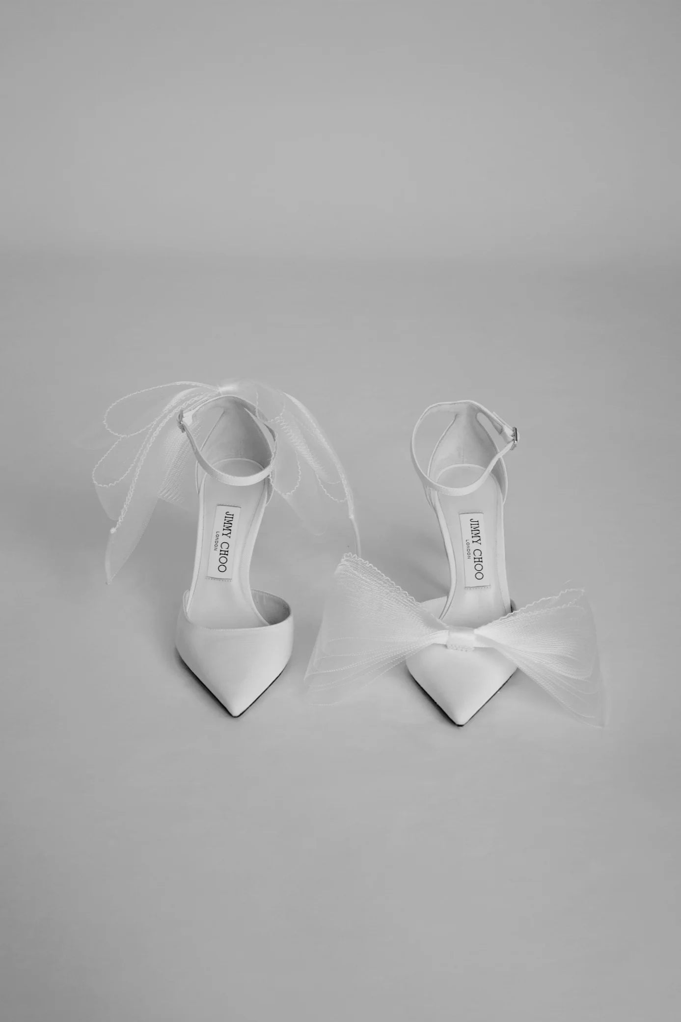 Jimmy Choo Averly 100 Asymmetric Bow Heels