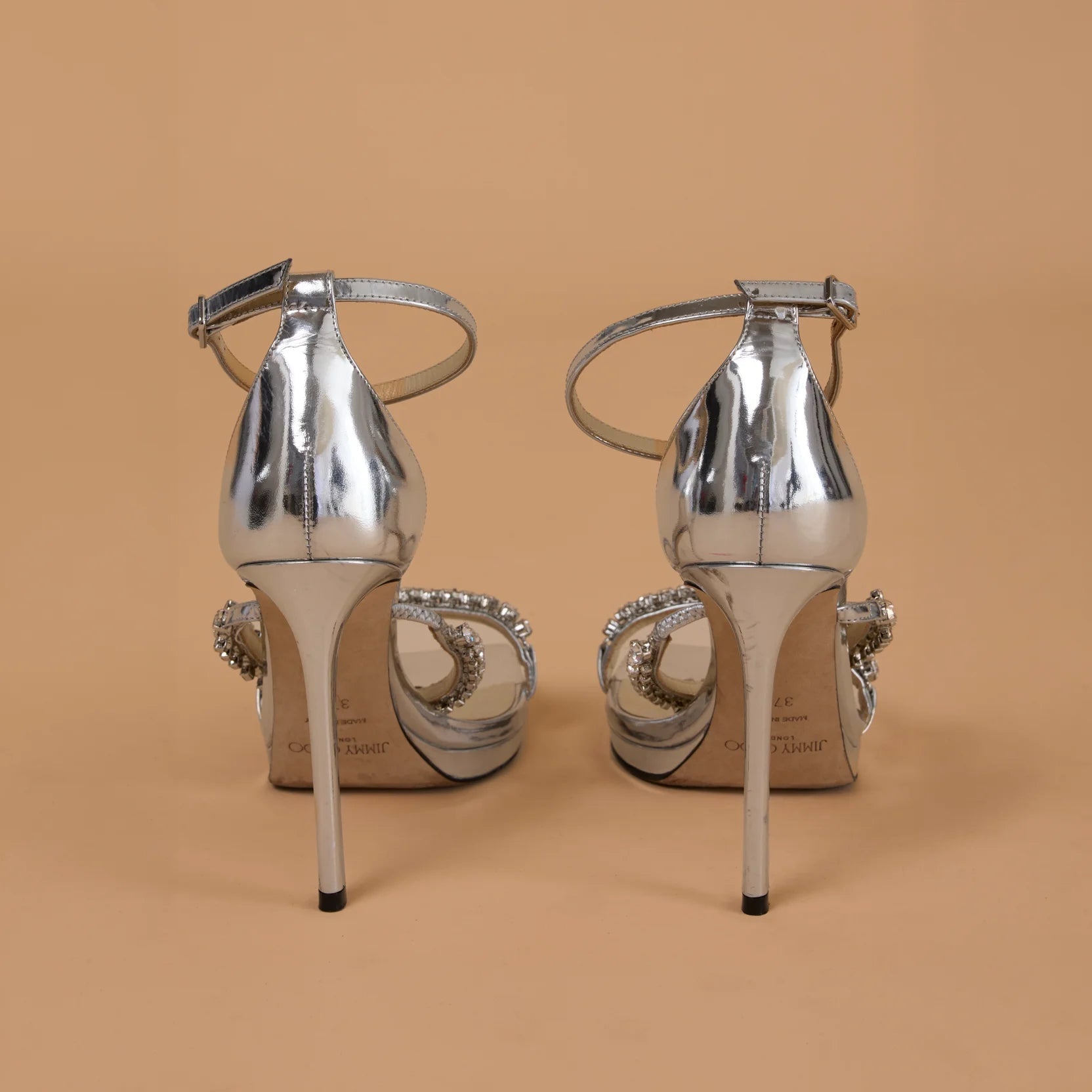 Jimmy Choo Bing 105 Crystal-Embellished Heels