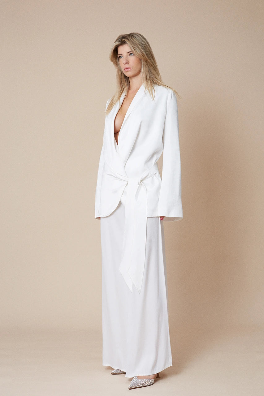 Rat & Boa Marlowe White Blazer Hen Engagement Wedding Bridal