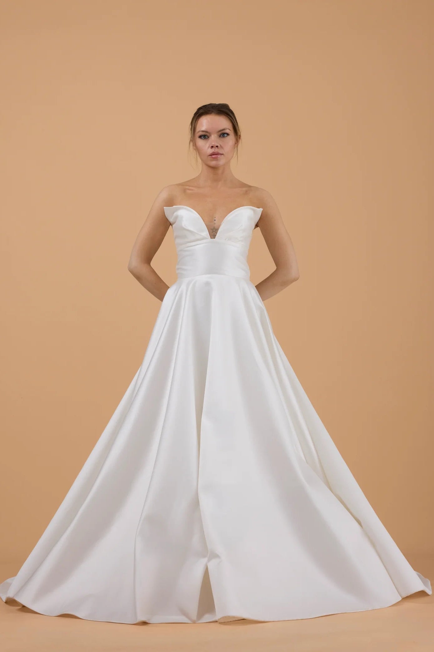 Sarah Seven Toula wedding gown