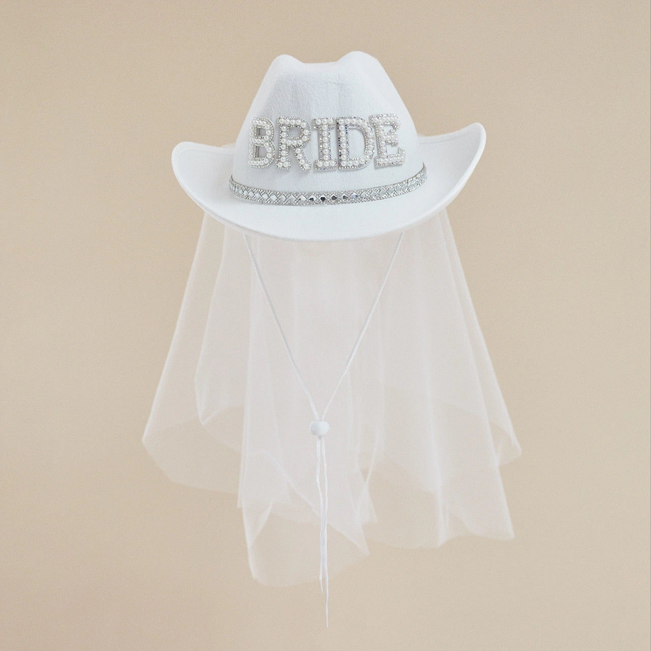 Six Stories White Bride Cowboy Hat Bridal Hen Engagement