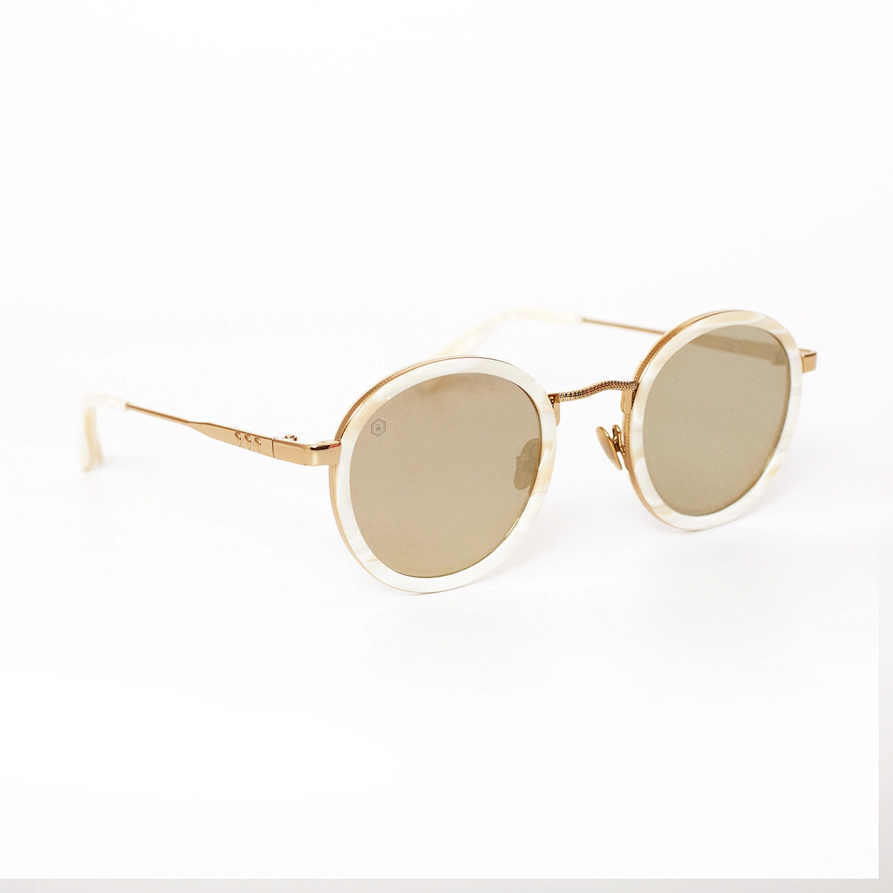 Taylor Morris Zero Sunglasses in Ivory Hen Wedding Bridal